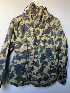 Bathing Ape (BAPE) camouflage snowboarding jacket